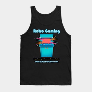 Retro Gamer Logo 18 by Batocera Nation Tank Top